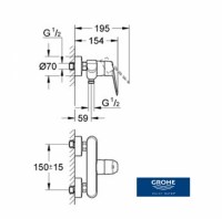 GROHE EURODISC DUCHA